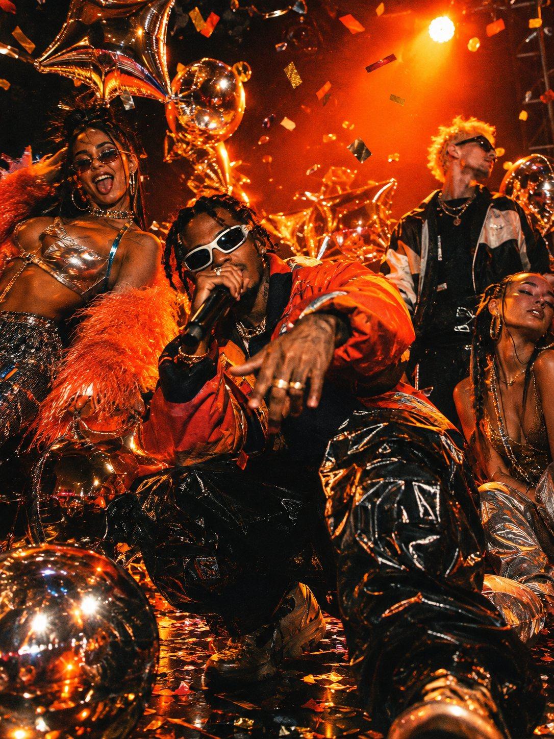 Hyperpop rap beat style